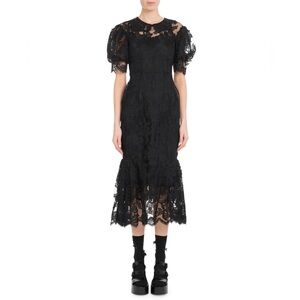 Simone Rocha Lace Tulip Dress 18AW